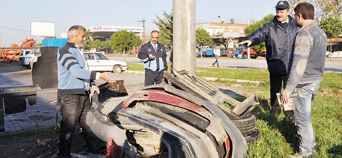 Terme’de Hurda Araçlar Toplanıyor