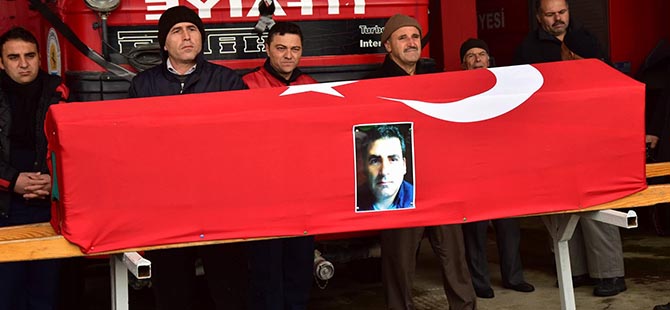 İTFAİYE ERİ TOPRAĞA VERİLDİ