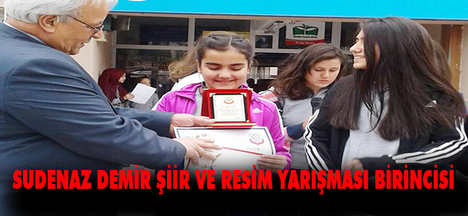 SUDENAZ DEMİR ŞİİR VE RESİM YARIŞMASI BİRİNCİSİ
