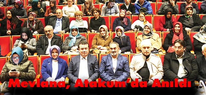 Mevlana, Atakum’da Anıldı