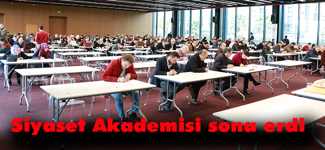 Siyaset Akademisi sona erdi