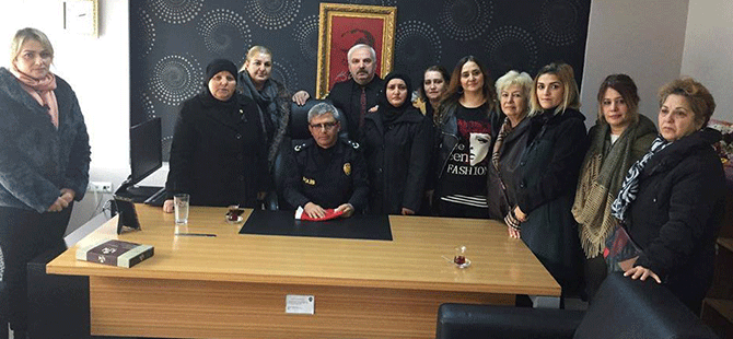 POLİS MERKEZİNE TAZİYE ZİYARETİ