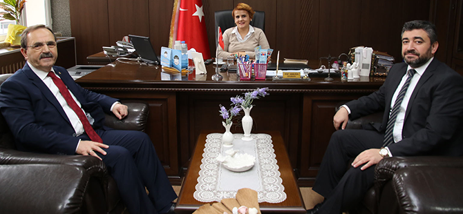 BAŞKAN ZİHNİ ŞAHİN, ADLİYEYİ ZİYARET ETTİ