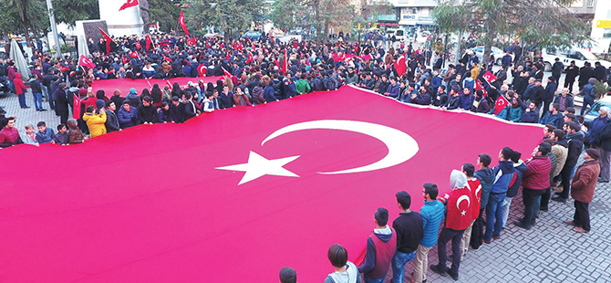 Terme’de teröre tepki yürüyüşü