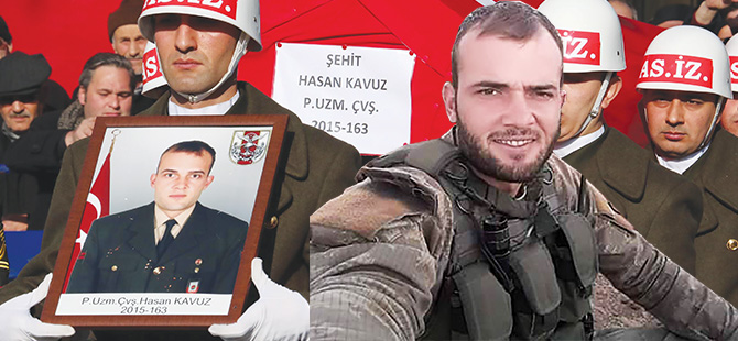 SAMSUN ŞEHİDİNİ UĞURLADI