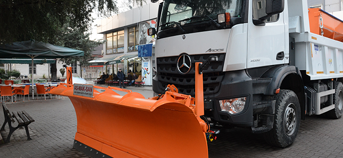 Terme’ye yeni kar kamyonu