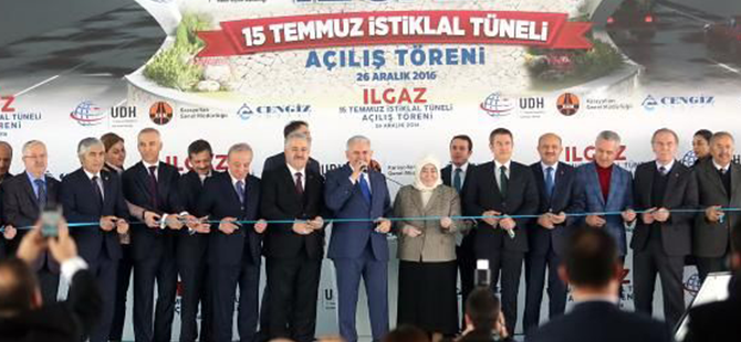 Ilgaz 15 Temmuz İstiklal Tüneli açıldı