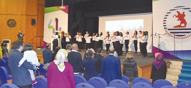 OMÜ’de İşaret Diliyle Anlamlı Gösteri
