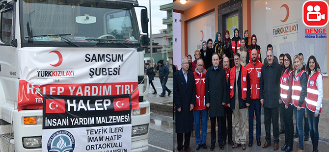 KIZILAY ELİYLE HALEP'E YARDIM