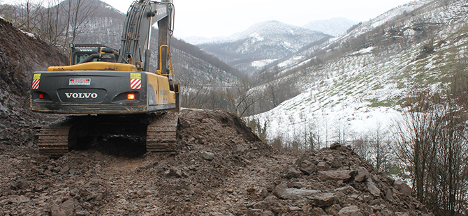 19 Mayıs Belediyesi yol çalışmaları