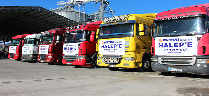 GALİP ÖZTÜRK'TEN HALEP'E YARDIM ELİ