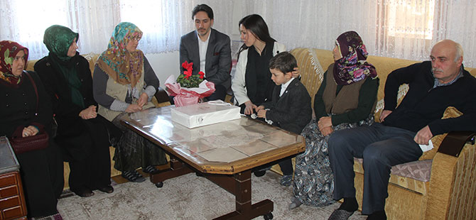 Karaaslan'dan Şehit Ailelerine Ziyaret