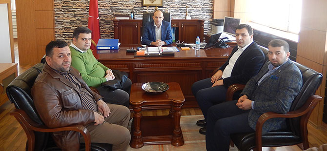 KAYMAKAM'A HAYIRLI OLSUN ZİYARETİ