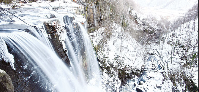 Samsun'da kar yağışı