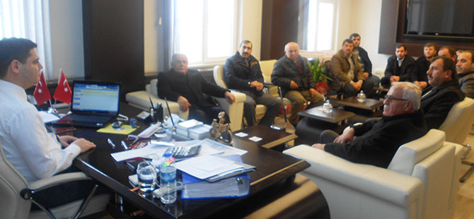 MUHTARLARDAN HAYIRLI OLSUN ZİYARETİ