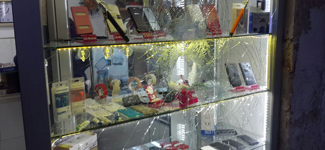 Bafra'da işyerinden hırsızlık