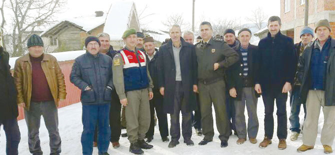 Kavak Jandarma Komutanı Asi'den ziyaret