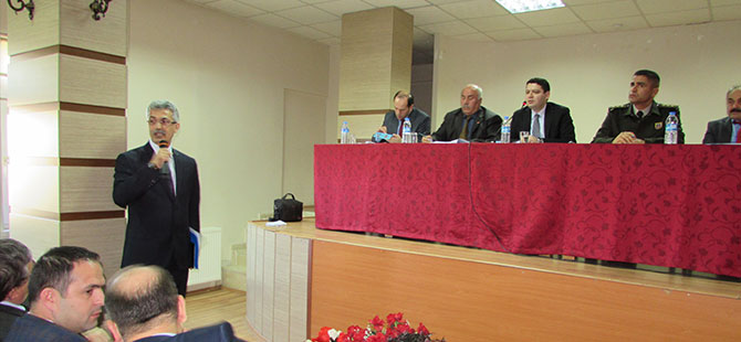 Kavak'ta halk ve asayiş toplantısı yapıldı