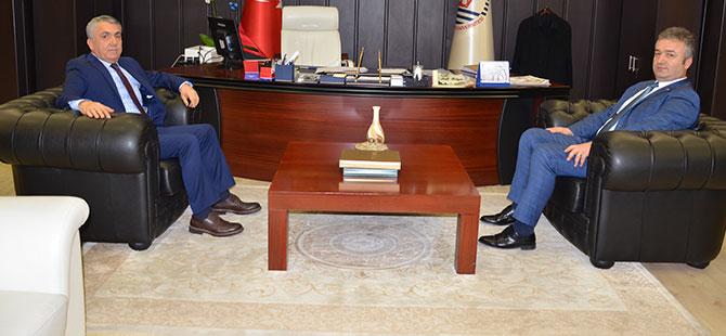 Topaloğlu’ndan Rektör Bilgiç’e Ziyaret