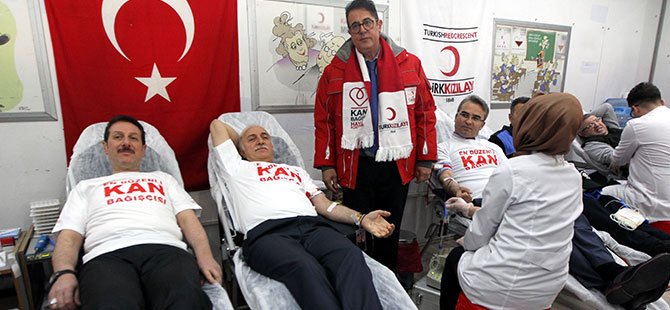 Kan bağışında il plakası hedefi