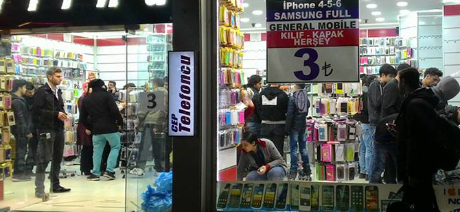 İNDİRİMLİ ÜRÜNLER KAPIŞILDI