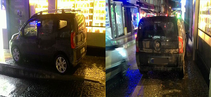 KALDIRIMDA PARK EZİYETİ