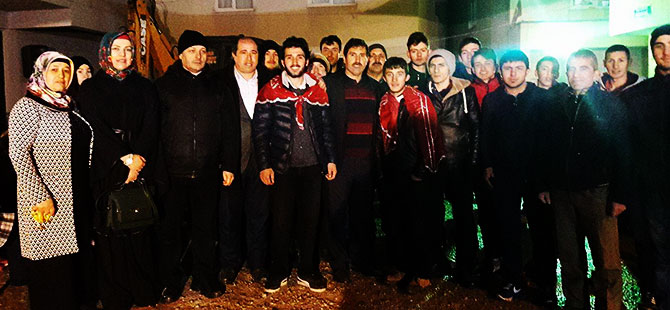 Askerler uğurlandı