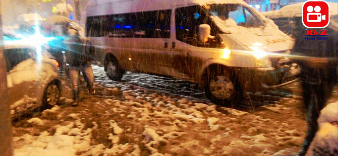 ARAÇLAR YOLDA KALDI