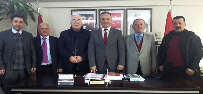 TONYALILAR BAŞKAN AKCAGÖZ'Ü ZİYARET ETTİ