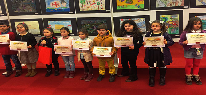 RESİM YARIŞMASI ÖDÜL TÖRENİ YOĞUN İLGİ GÖRDÜ