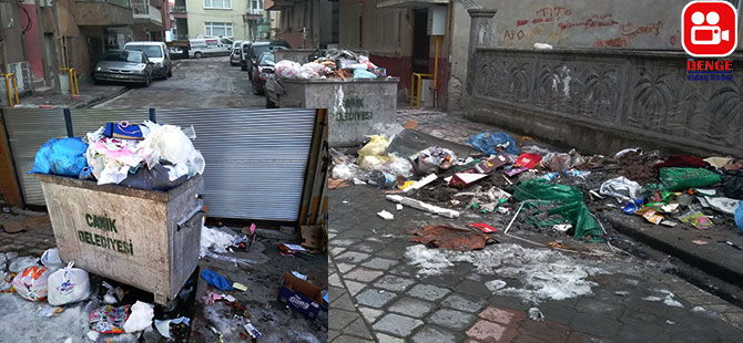 ÇÖPTEN GEÇİLMİYOR