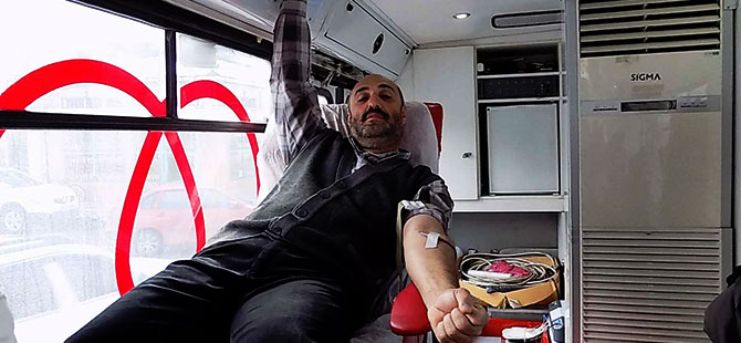 BAFRA'DA KAN BAĞIŞI