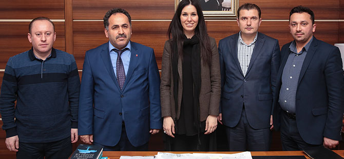 İLÇE BAŞKANLARINDAN KARAASLAN'A ZİYARET