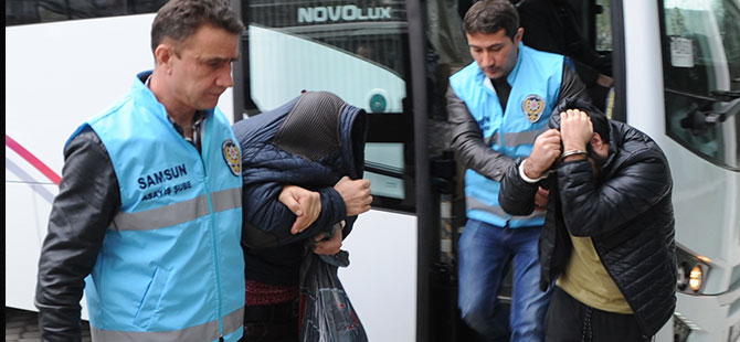 Samsun merkezli hırsızlık operasyonu