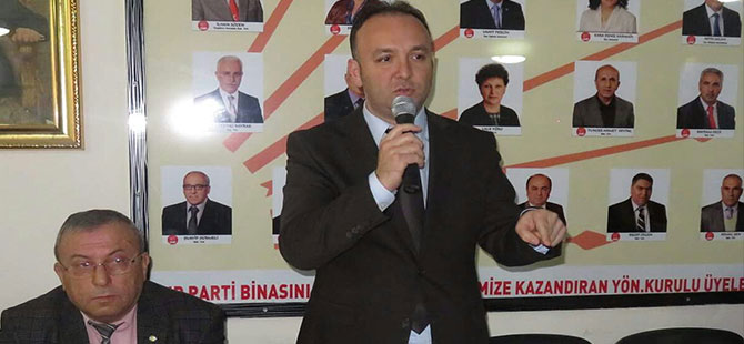 AKCAGÖZ BAFRA'DA KONUŞTU