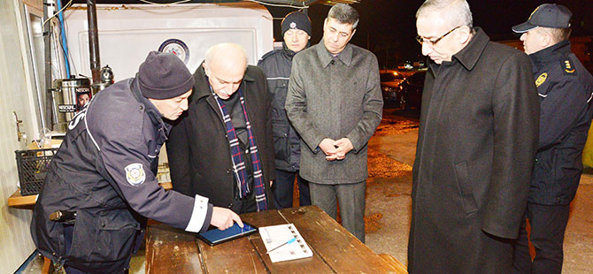 VALİ ŞAHİN'DEN POLİS VE JANDARMAYA JEST