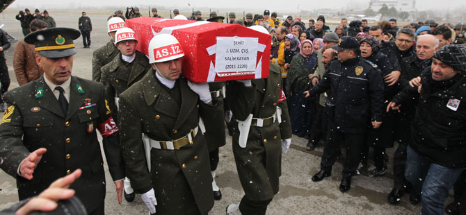 ŞEHİT KAYAN'IN NAAŞI SAMSUN'A GELDİ