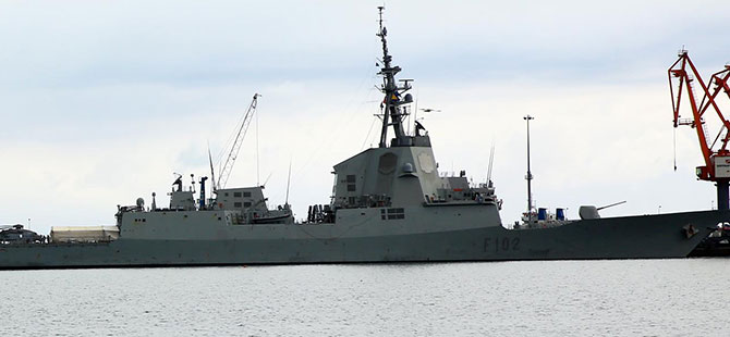 NATO Deniz Grubu savaş gemileri Samsun'da