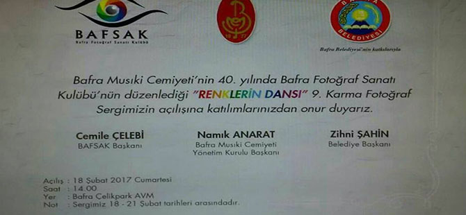 BAFRA'DA " RENKLERİN DANSI "