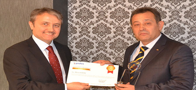 YEDAŞ ÖNERİ SAHİPLERİ PLAKETLERİNİ ALDI