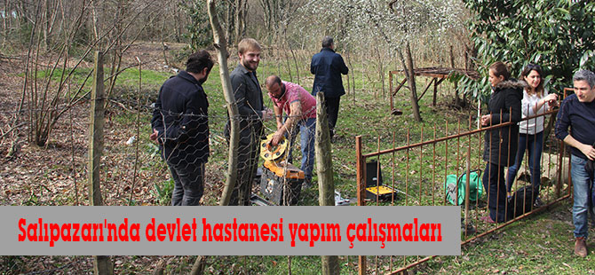 Salıpazarı'nda devlet hastanesi yapım çalışmaları