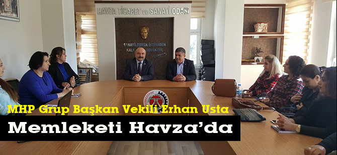 MHP Grup Başkan Vekili Erhan Usta Memleketi Havza’da
