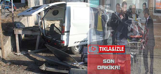 ÇARŞAMBADA KAZA 1 AĞIR YARALI