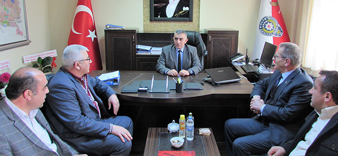 MHP Kavak teşkilatından emniyete ziyaret