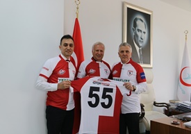 EĞİTİM ARAŞTIRMA HASTANESİNDEN SAMSUNSPOR'A TAM DESTEK