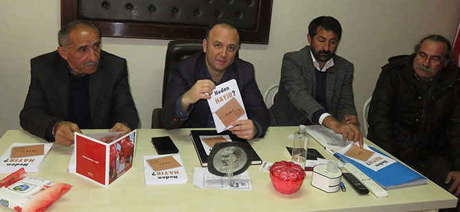 Akcagöz Referandum çalışmalarına devam ediyor