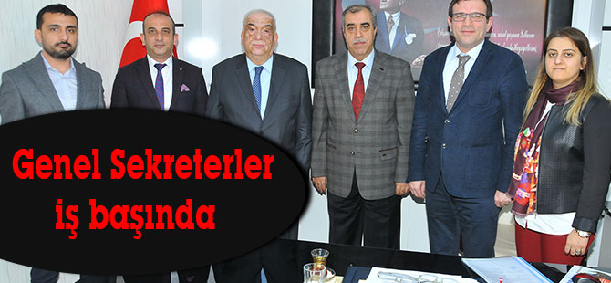 Genel Sekreterler iş başında