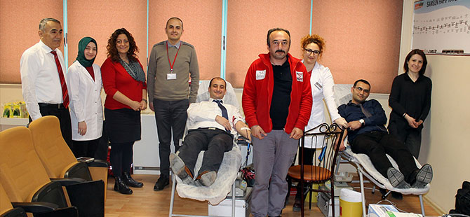 SAMULAŞ PERSONELİ YİNE KAN VERDİ