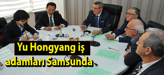 Çinli heyet işbirliği için Samsun’da