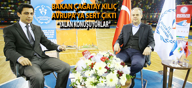 KILIÇ AVRUPA’YA SERT ÇIKTI: “YALAN KONUŞUYORLAR”